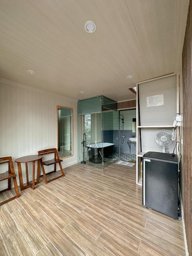 Bach Xanh House. Triangle Bungalow Tam Ðảo Exterior foto